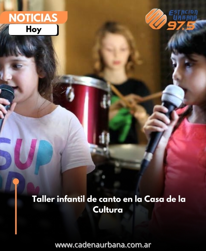 Taller infantil de canto en la Casa de la Cultura 