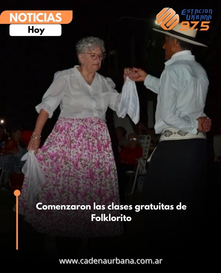Comenzaron las clases gratuitas de Folklorito