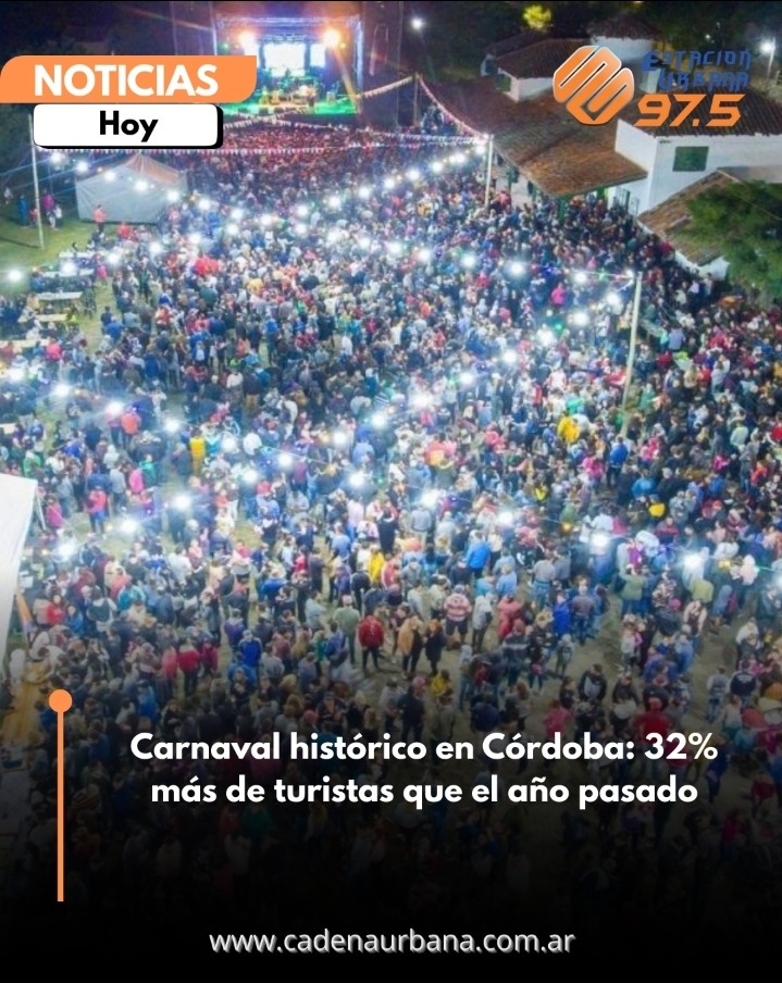 Carnaval histórico en Córdoba: 32% más de turistas que el año pasado