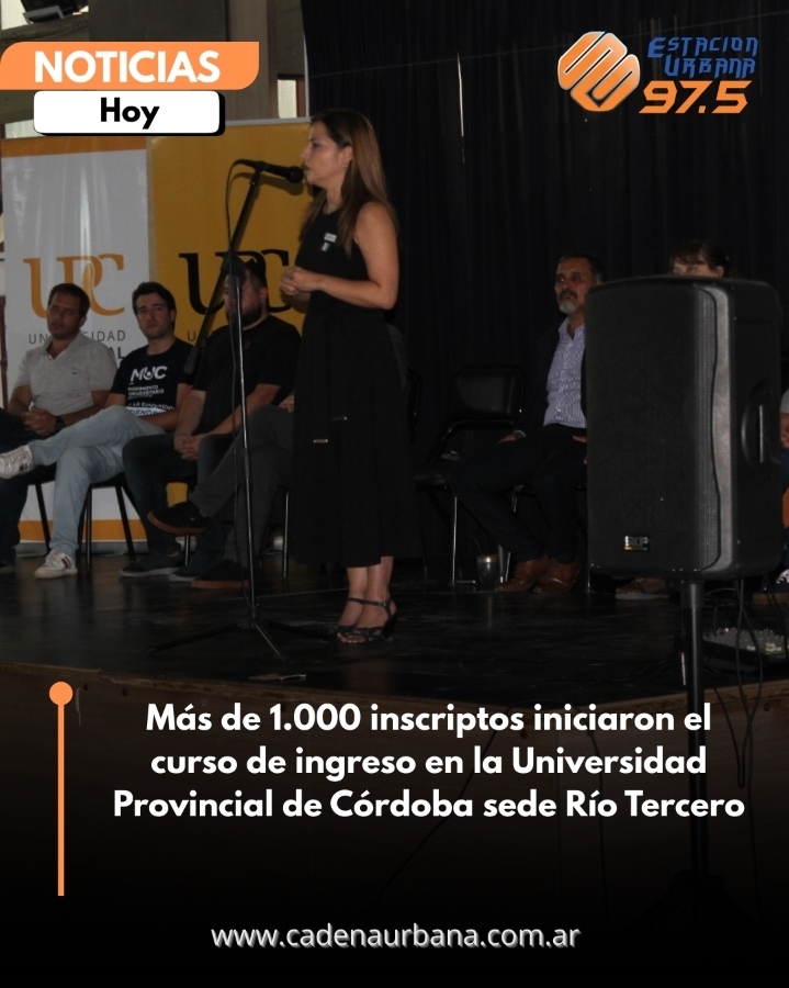 M&aacute;s de 1.000 inscriptos iniciaron el curso de ingreso en la Universidad Provincial de C&oacute;rdoba sede R&iacute;o Tercero