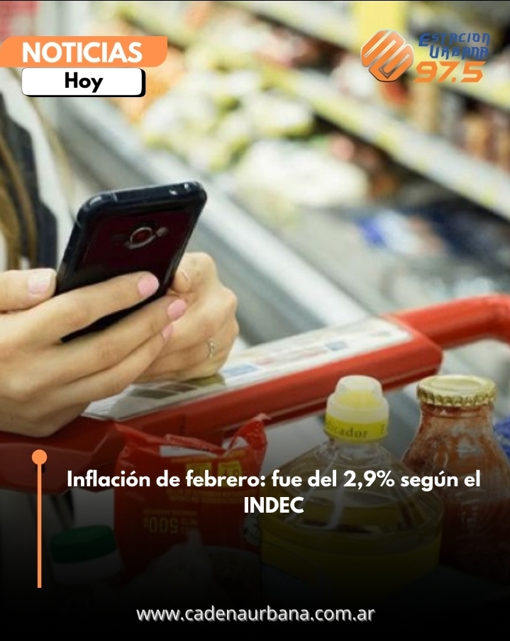 Inflaci&oacute;n de febrero: fue del 2,9% y acumula casi 6% en el primer bimestre del a&ntilde;o