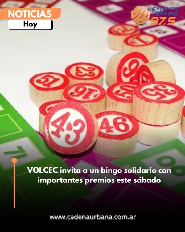 VOLCEC invita a un bingo con importantes premios este s&aacute;bado 11 de Abril