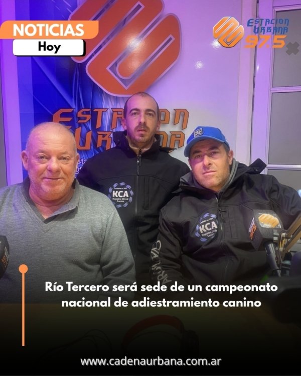 R&iacute;o Tercero ser&aacute; sede de un campeonato nacional de adiestramiento canino