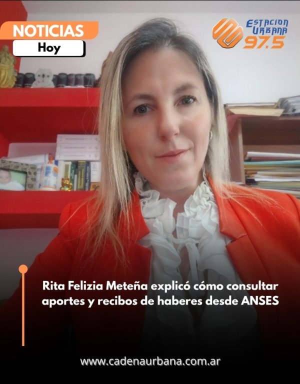 Rita Felizia Mete&ntilde;a explic&oacute; c&oacute;mo consultar aportes y recibos de haberes desde ANSES