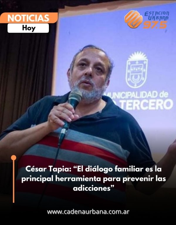 C&eacute;sar Tapia: &ldquo;El di&aacute;logo familiar es la principal herramienta para prevenir las adicciones&rdquo;