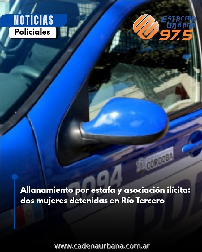 Allanamiento con secuestro y detenciones en Río Tercero