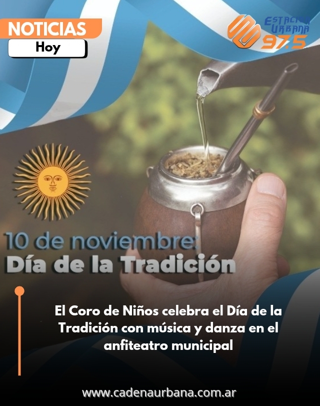  El Coro de Niños celebra el Día de la Tradición con música y danza en el anfiteatro municipal