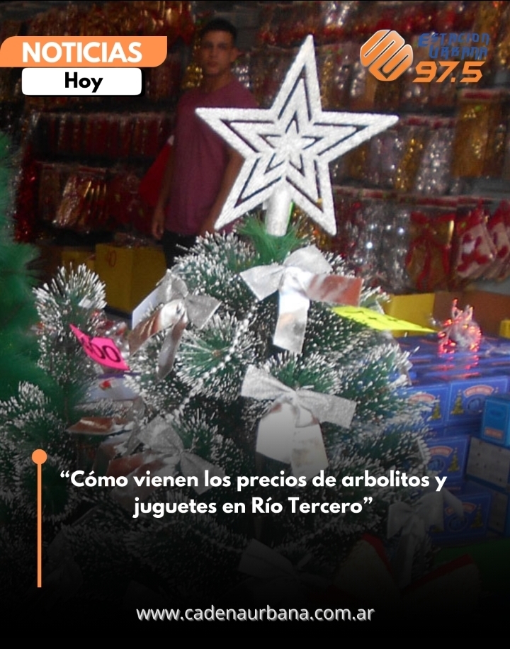 Cómo vienen los precios de arbolitos y juguetes en Río Tercero