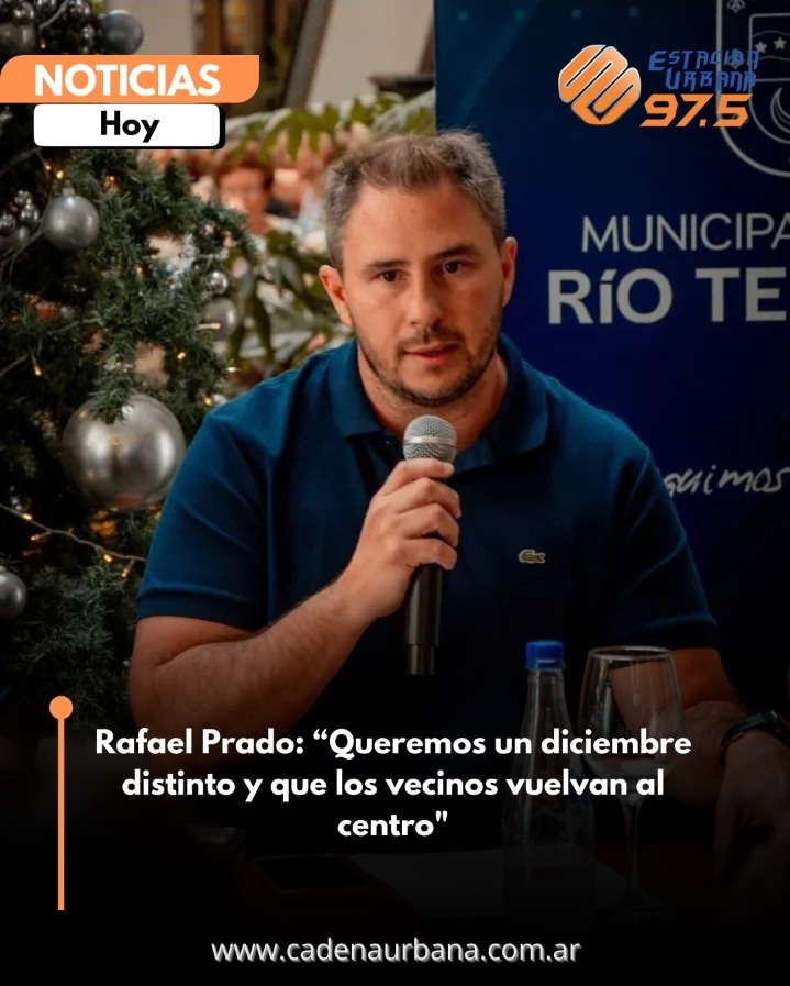 Rafael Prado: Queremos un diciembre distinto y que los vecinos vuelvan al centro
