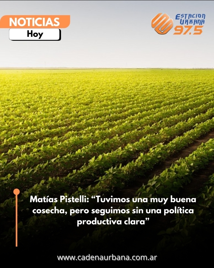 Matías Pisteli: El 2025 dejó buenas cosechas, pero la falta de previsibilidad sigue siendo el gran problema del campo