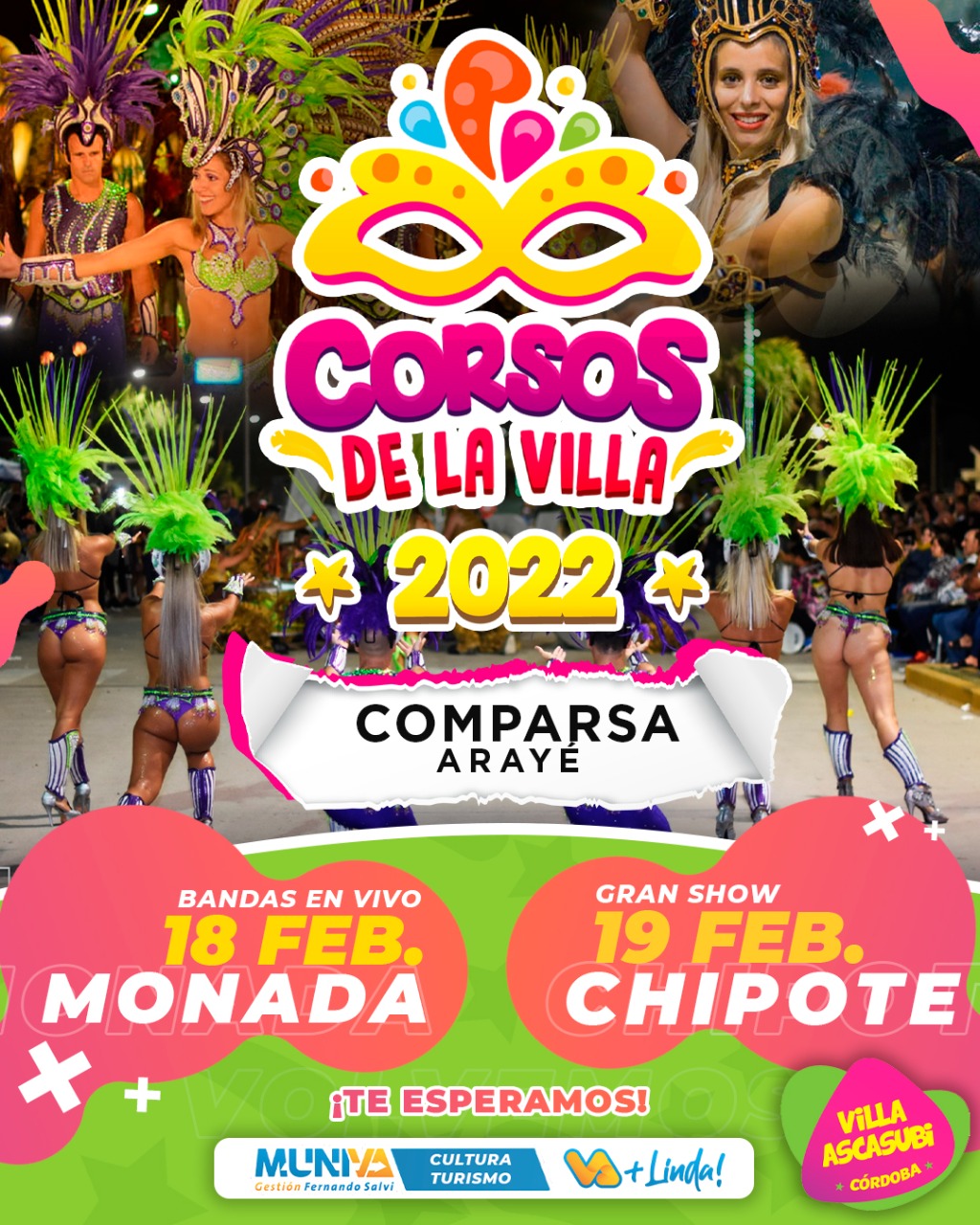 ?LA VILLA SE VISTE DE FIESTA: VUELVEN LOS CORSOS ??
