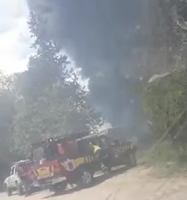 CUATRO DOTACIONES TRABAJARON EN EL INCENDIO DE MAGNASCO