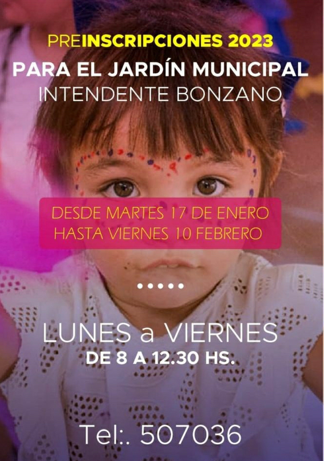 EST&Aacute;N ABIERTAS LAS INSCRIPCIONES PARA EL JARD&Iacute;N MATERNAL MUNICIPAL
