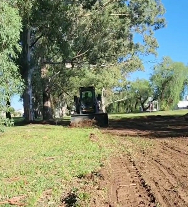 COMENZARON LOS TRABAJOS DE REMODELACI&Oacute;N EN LA PLAZA DEL GAUCHO