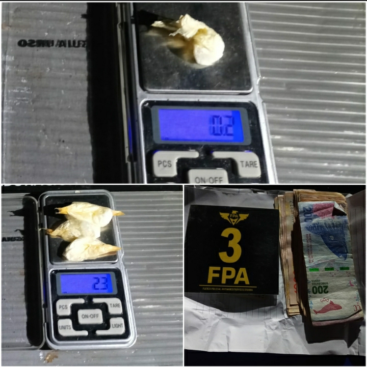 PARTE POLICIAL: APREHENSI&Oacute;N DE MASCULINO Y SECUESTRO DE ESTUPEFACIENTES EN CALLE V&Eacute;LEZ SARSFIELD Y SARMIENTO 