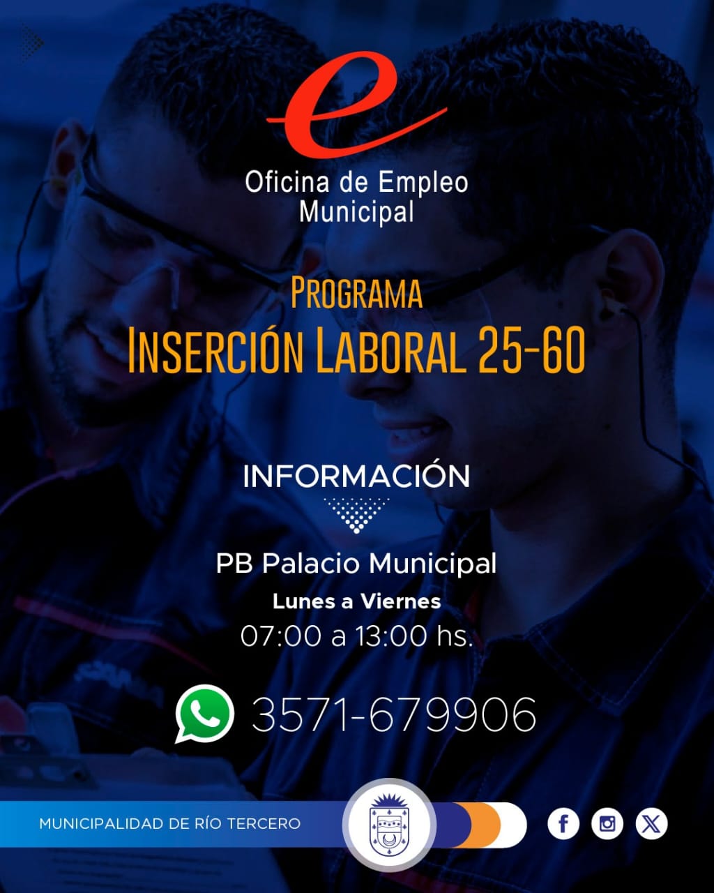 PROGRAMA MUNICIPAL DE INSERCI&Oacute;N LABORAL 25/60