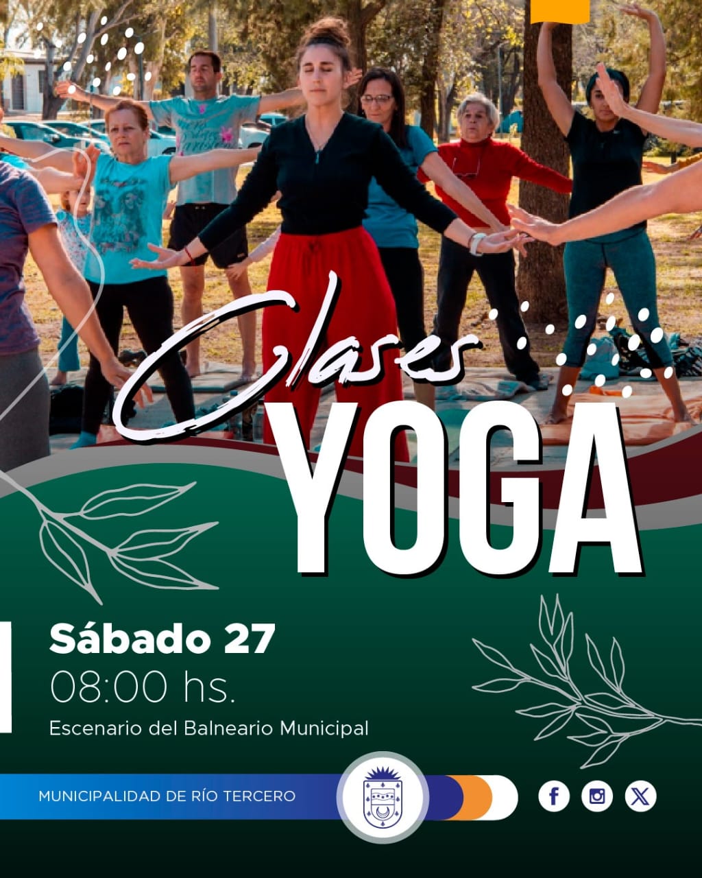 CLASES DE YOGA EN EL BALNEARIO