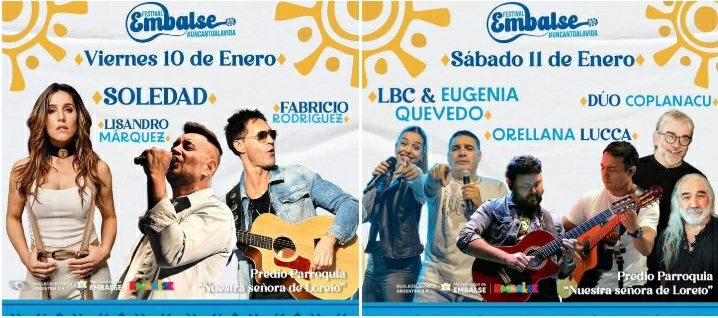 Embalse se Prepara para la 39ª Edición del Festival Un Canto a la vida