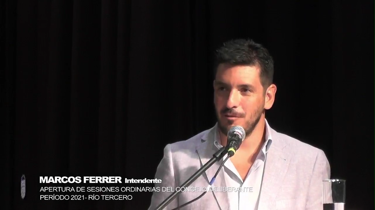 Marcos Ferrer (Intendente):"El Municipio ha finalizado el balance del a&ntilde;o 2020 con un super&aacute;vit de $93.118.350, esto es producto de administrar de buena manera los recursos"
