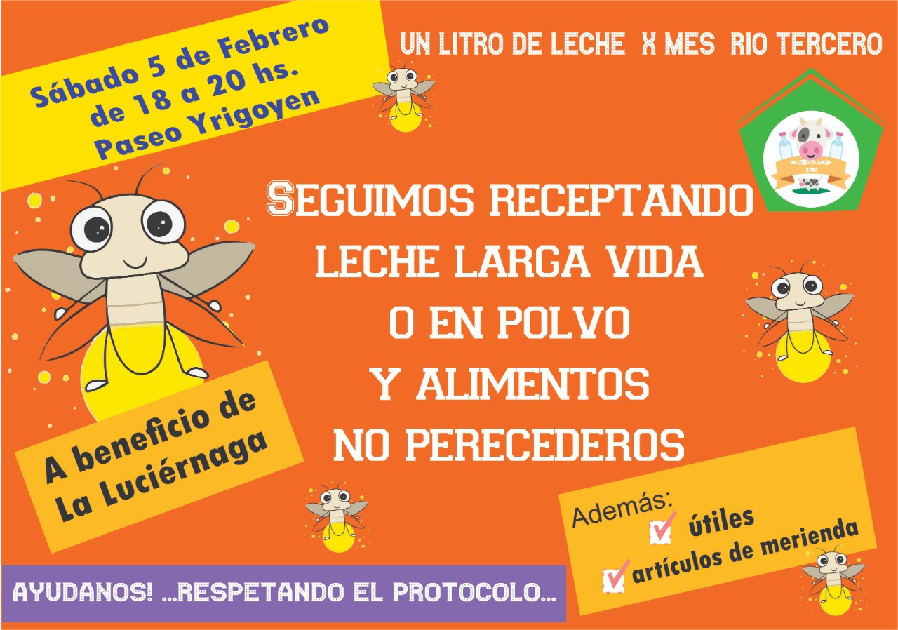 UN LITRO DE LECHE POR MES COMIENZA CON LAS COLECTAS 