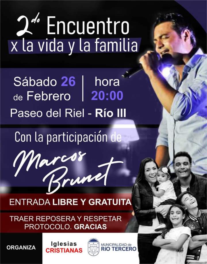 LLEGA A R&Iacute;O TERCERO EL SEGUNDO ENCUENTRO POR LA VIDA Y LA FAMILIA