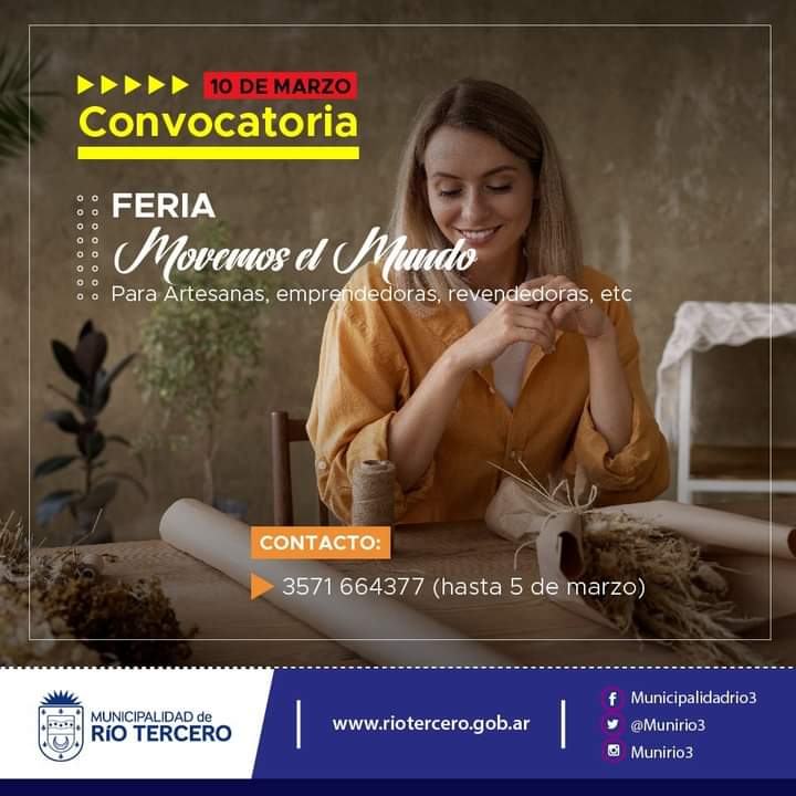 *MOVEMOS EL MUNDO*: UNA FERIA QUE REUNIR&Aacute; A MUJERES EMPRENDEDORAS DE LA CIUDAD