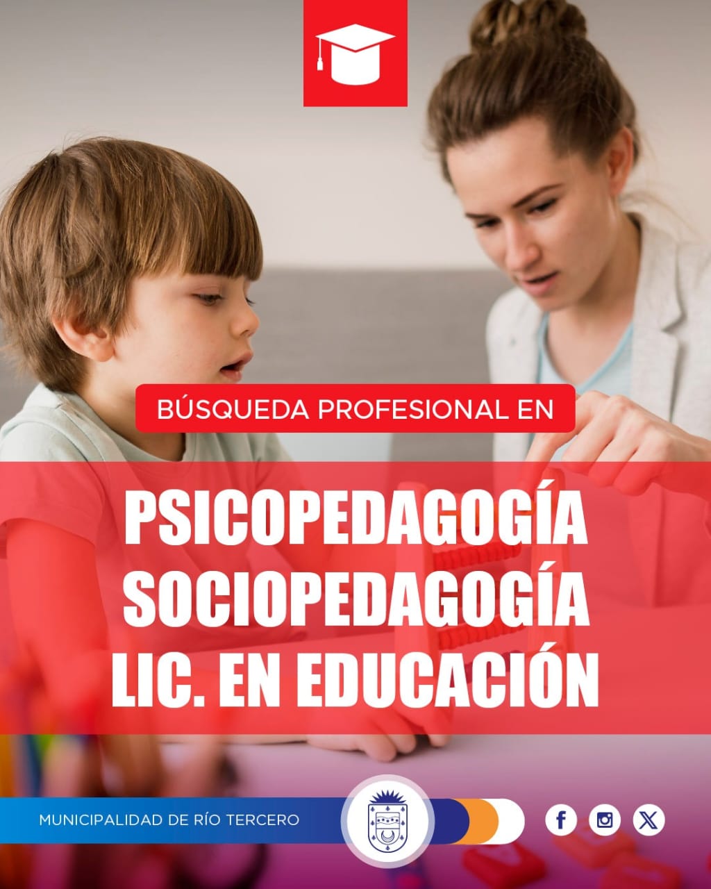 B&Uacute;SQUEDA LABORAL: PROFESIONALES EN PSICOPEDAGOG&Iacute;A, SOCIOPEDAGOG&Iacute;A Y LICENCIATURA EN EDUCACI&Oacute;N