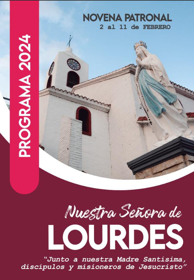 COMIENZA MA&Ntilde;ANA LA NOVENA PATRONAL DE NUESTRA SE&Ntilde;ORA DE LOURDES