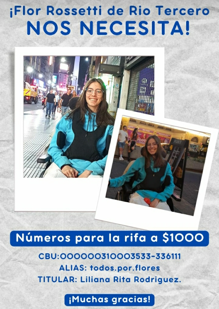 FLORENCIA NECESITA DE LA SOLIDARIDAD DE TODOS