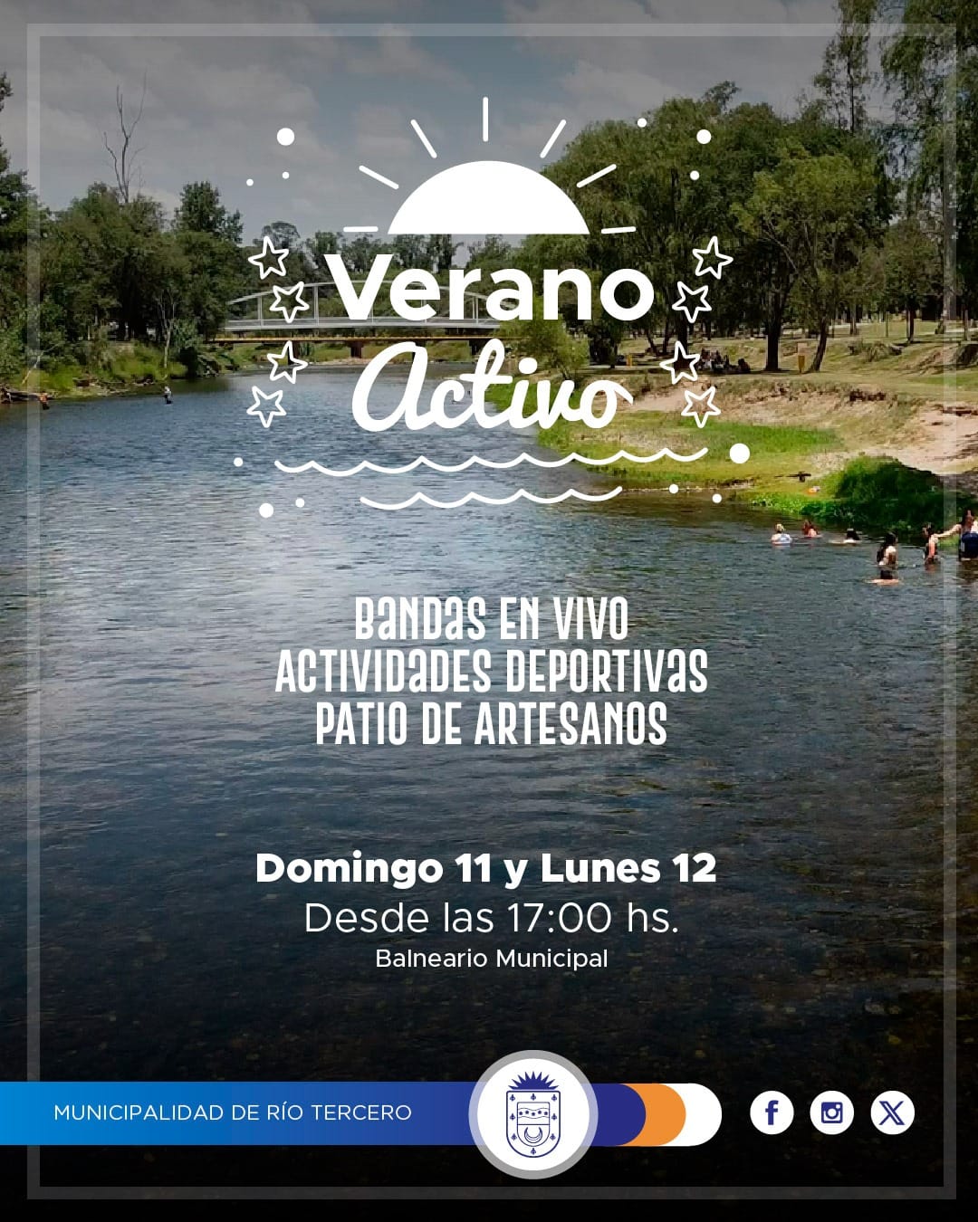COMIENZA EL DOMINGO EL PROGRAMA VERANO ACTIVO EN EL BALNEARIO MUNICIPAL
