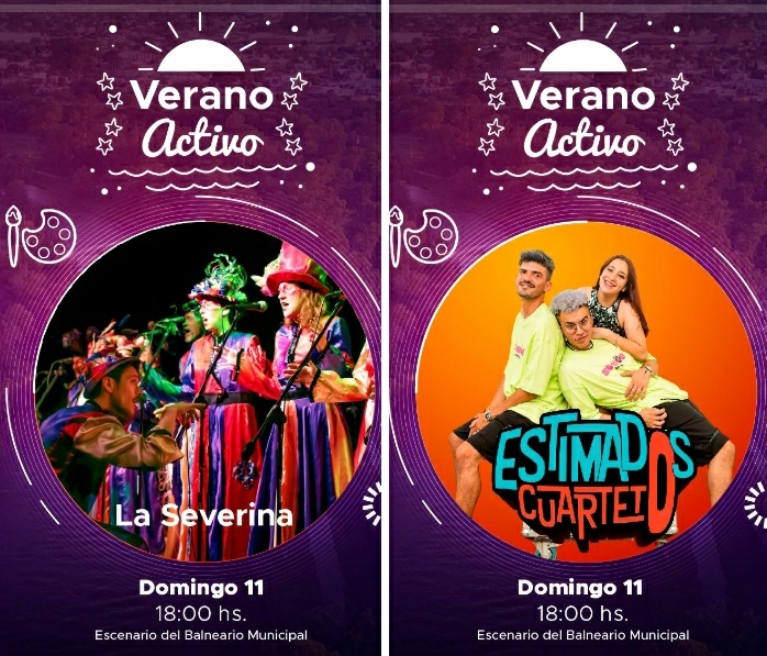 DOMINGO 11 M&Uacute;SICA Y ACTIVIDADES DEPORTIVAS EN EL BALNEARIO