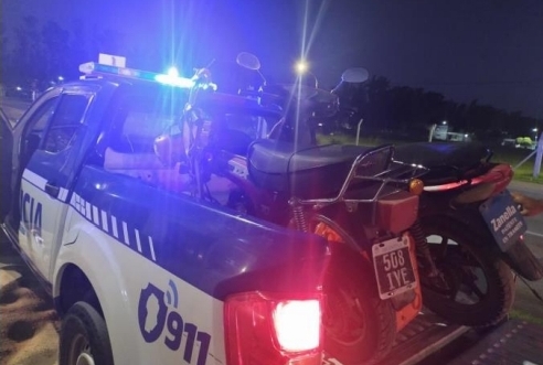 Parte policial: Secuestro de motocicletas por infracción al código de convivencia