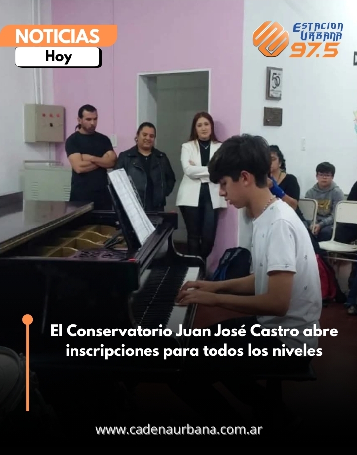 El Conservatorio Juan Jos&eacute; Castro abre inscripciones para todos los niveles