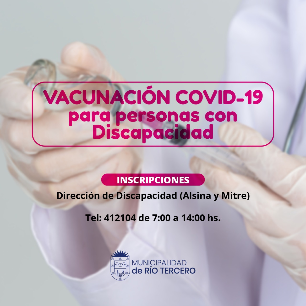 VACUNACI&Oacute;N COVID-19 PERSONAS CON DISCAPACIDAD