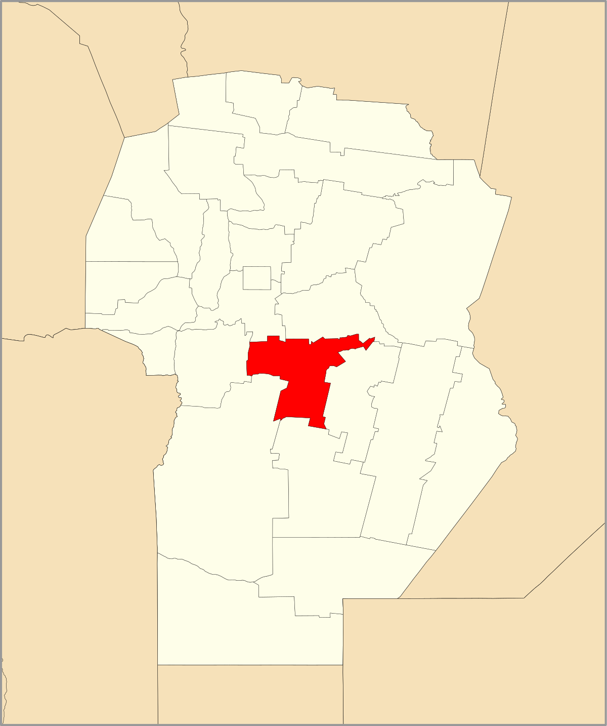 Tercero Arriba entre los 45 departamentos en situaci&oacute;n de mayor riesgo seg&uacute;n un informe Nacional 