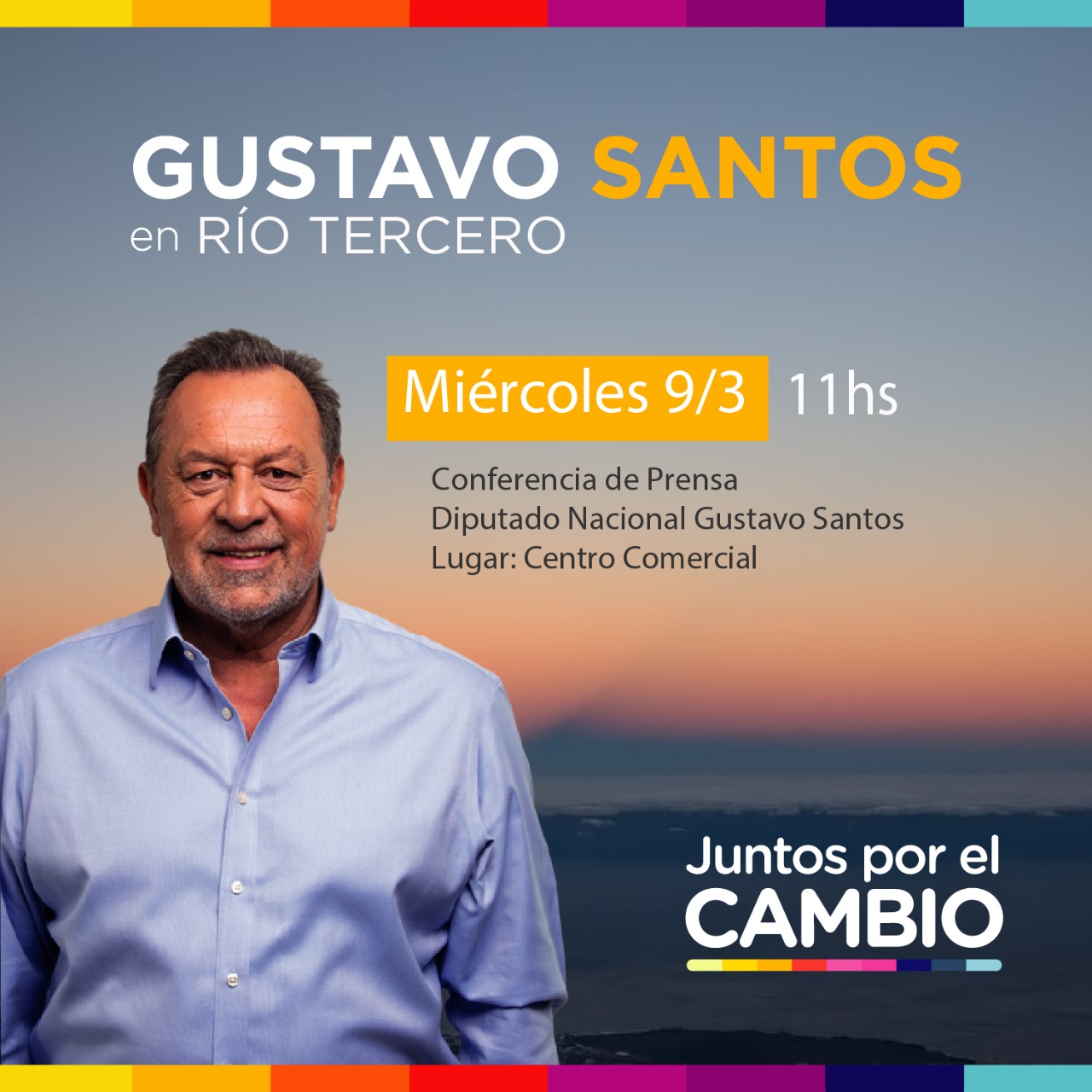 MA&Ntilde;ANA VISITA LA CIUDAD EL REFERENTE DEL PRO GUSTAVO SANTOS