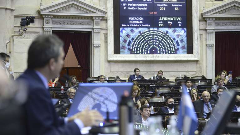 Diputados aprob&oacute; el acuerdo con el FMI