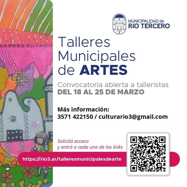 CONVOCATORIA A TALLERISTAS DE ARTE