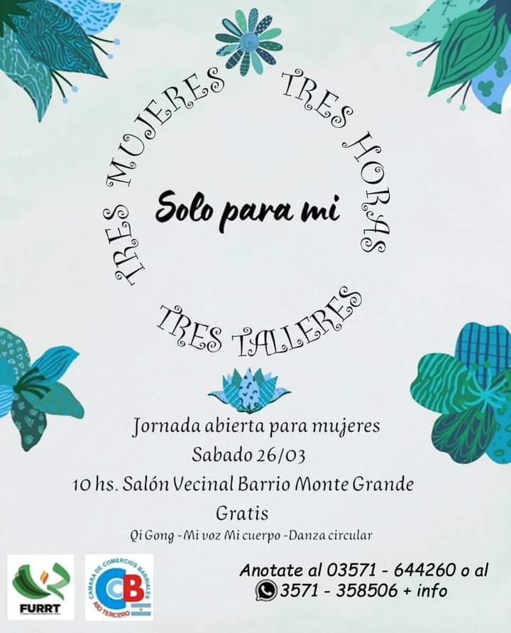 LA FURRT ORGANIZA LA JORNADA ABIERTA PARA MUJERES *S&Oacute;LO POR M&Iacute;*