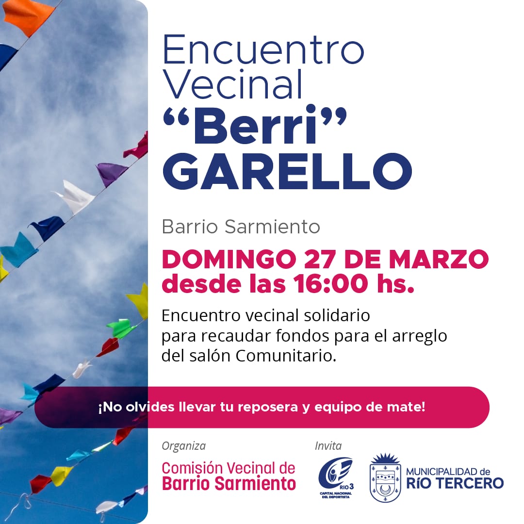 ENCUENTRO VECINAL EN BARRIO SARMIENTO