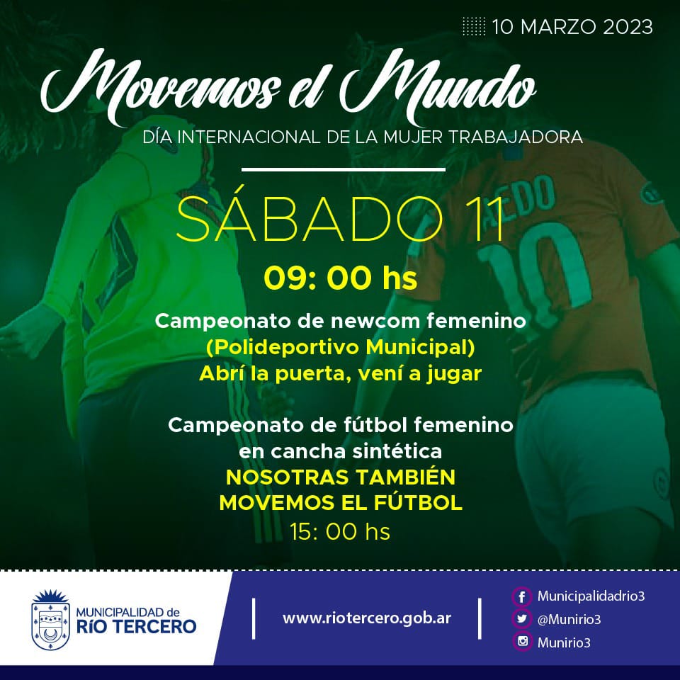 ACTIVIDADES DEPORTIVAS POR EL D&Iacute;A INTERNACIONAL DE LA MUJER TRABAJADORA