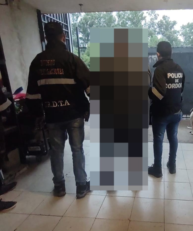 PARTE POLICIAL: ALLANAMIENTO Y DETENCION EN LA CIUDAD DE CORDOBA