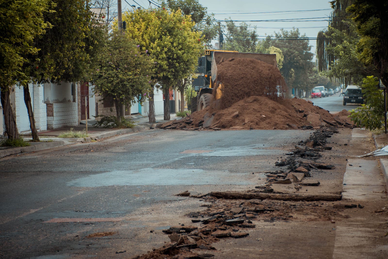 LA MUNICIPALIDAD COMENZ&Oacute; CON LA REPAVIMENTACI&Oacute;N DE CALLE LEANDRO ALEM