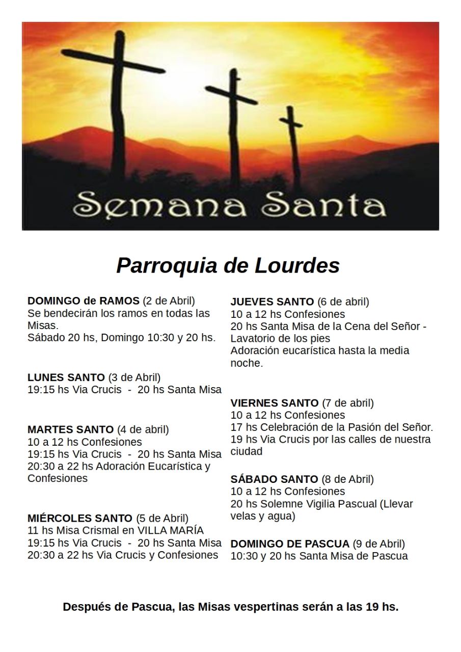 PADRE MARCOS: LA SEMANA SANTA ES LA MAS IMPORTANTE PARA LOS CAT&Oacute;LICOS