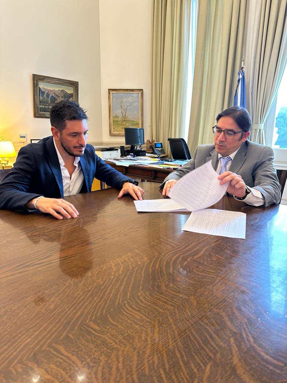 El Intendente Marcos Ferrer se reunió  con el Secretario de Políticas Universitarias, Alejandro Álvarez