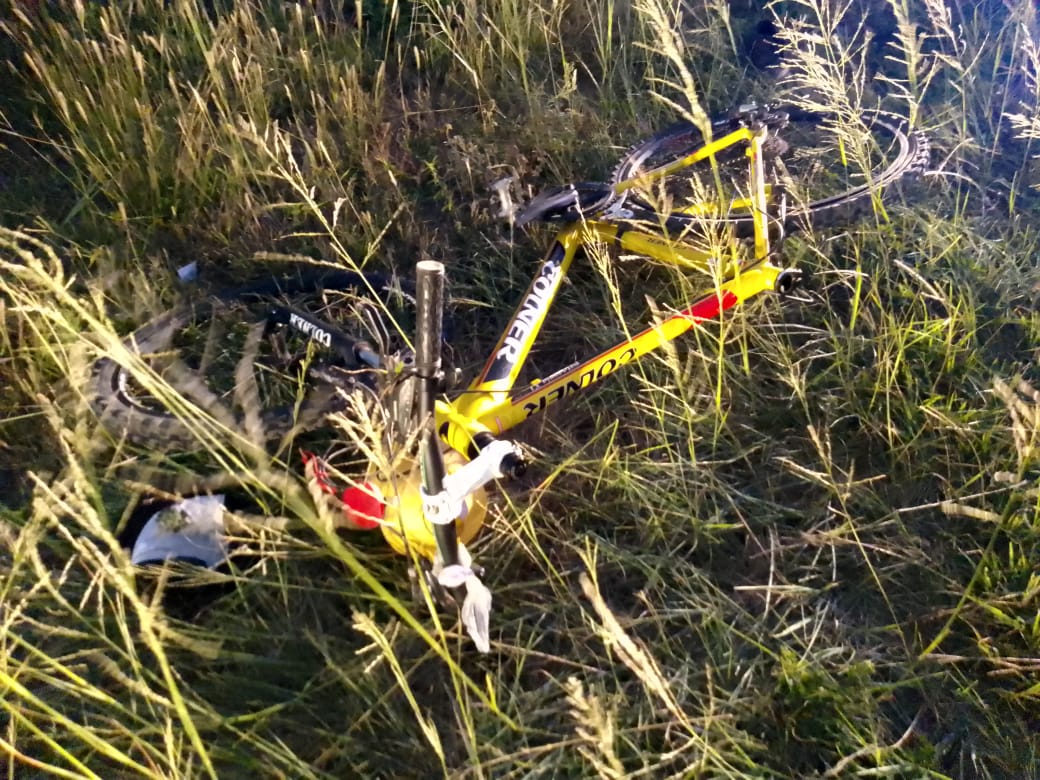 Parte policial: Un camión roza una bicicleta que era conducida por un masculino de 63 años.