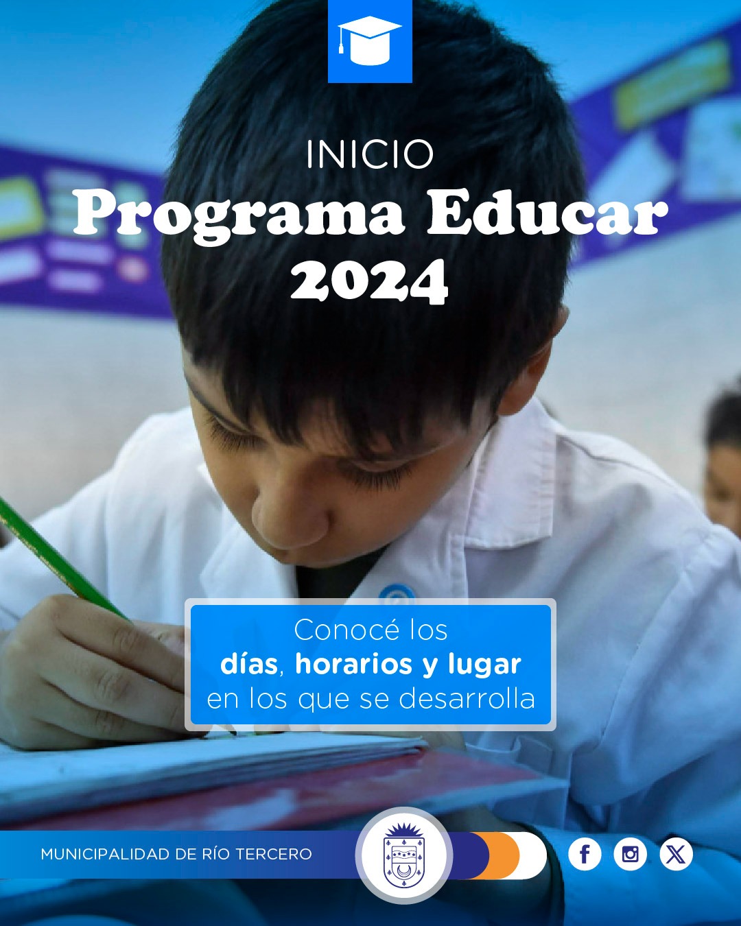 El programa educar ya está recorriendo los barrios de la ciudad 