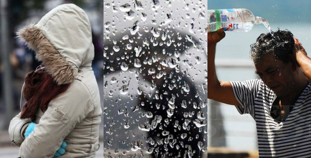 Clima cambiante: Tormentas, calor extremo y frente frío para el fin de semana