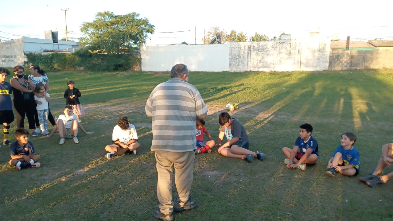 Prevenci&oacute;n de adicciones: Se realizaron charlas en las Escuelitas de f&uacute;tbol barriales