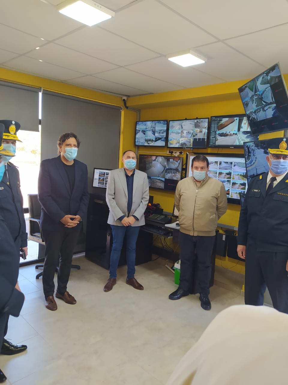 Villa Ascasubi Inaugur&oacute; su Centro de Monitoreo, estuvo presente el Ministro de Seguridad Alonso Mosquera 